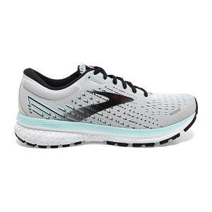 Brooks Ghost 13 Road Running Shoes - Womens, Grey/Black/Blue | IE-NEH593041